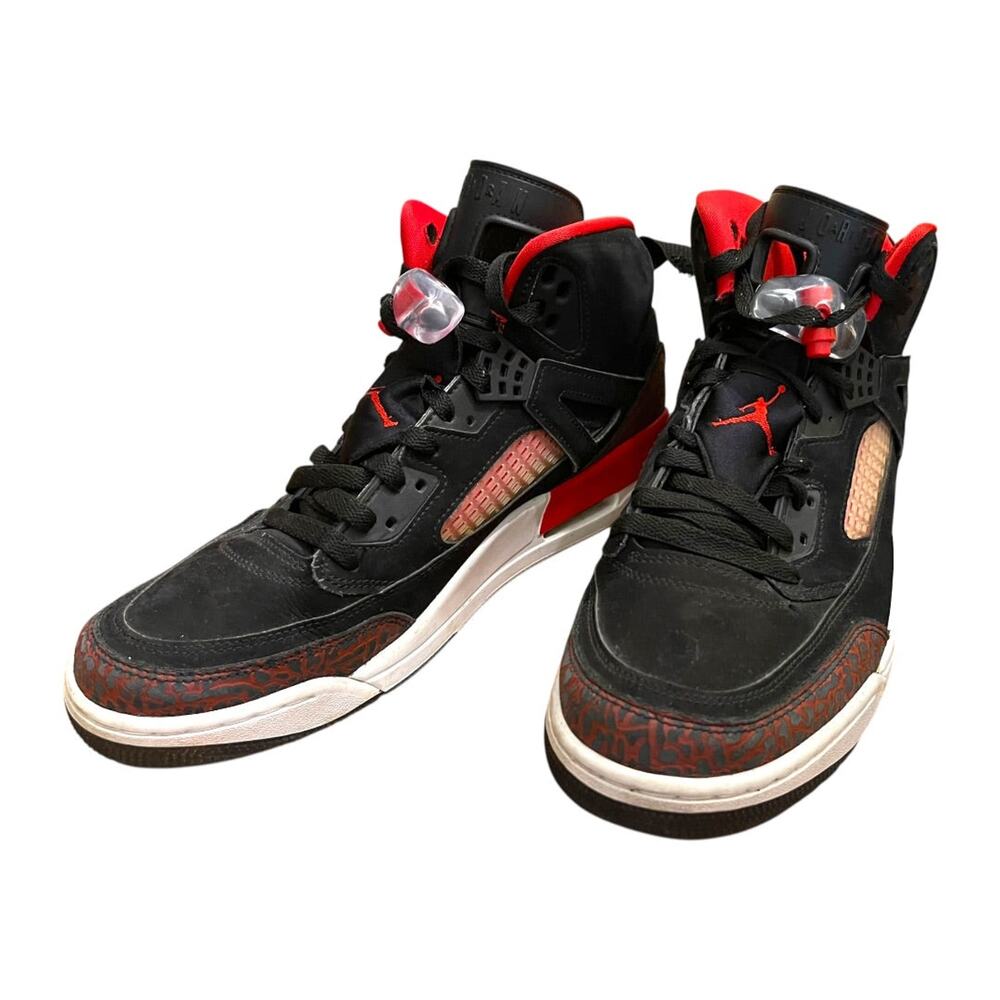 11 Nike Jordan Spizike GS Black University Red 316371-060 High Top Sneakers